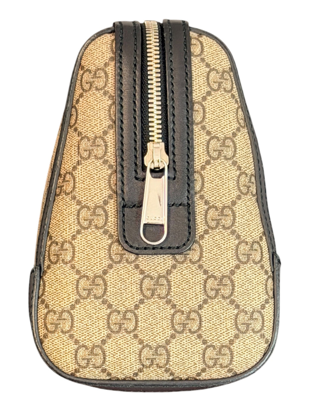 Gucci Beige GG Supreme Wash Bag