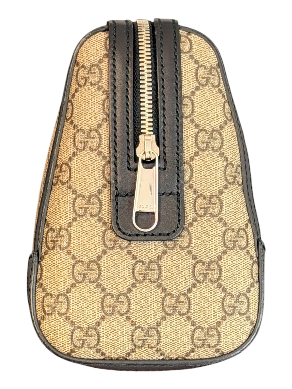 Gucci Beige GG Supreme Wash Bag