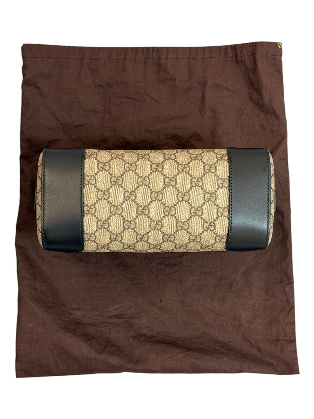 Gucci Beige GG Supreme Wash Bag
