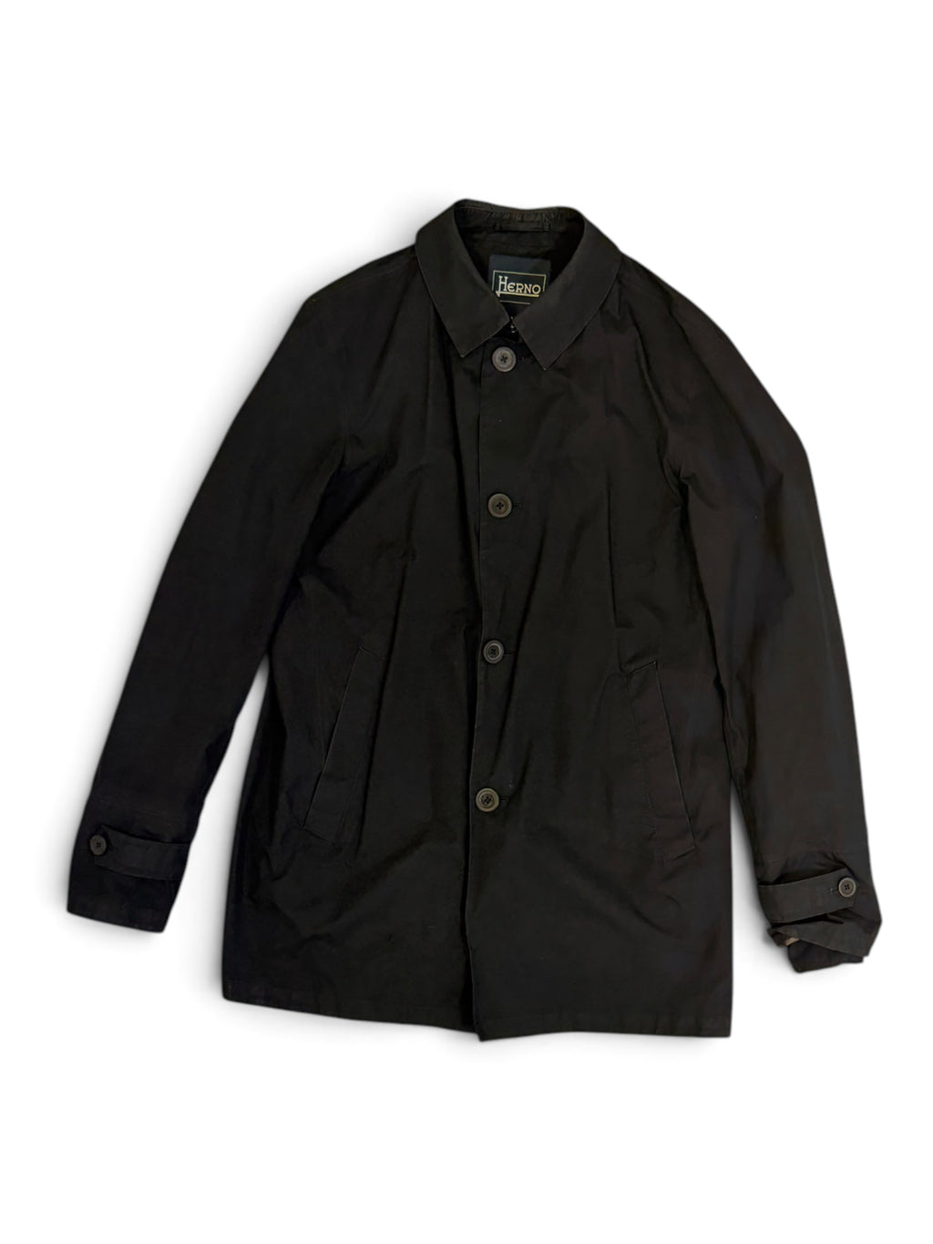 Herno Laminar Black Lightweight Jacket Size S