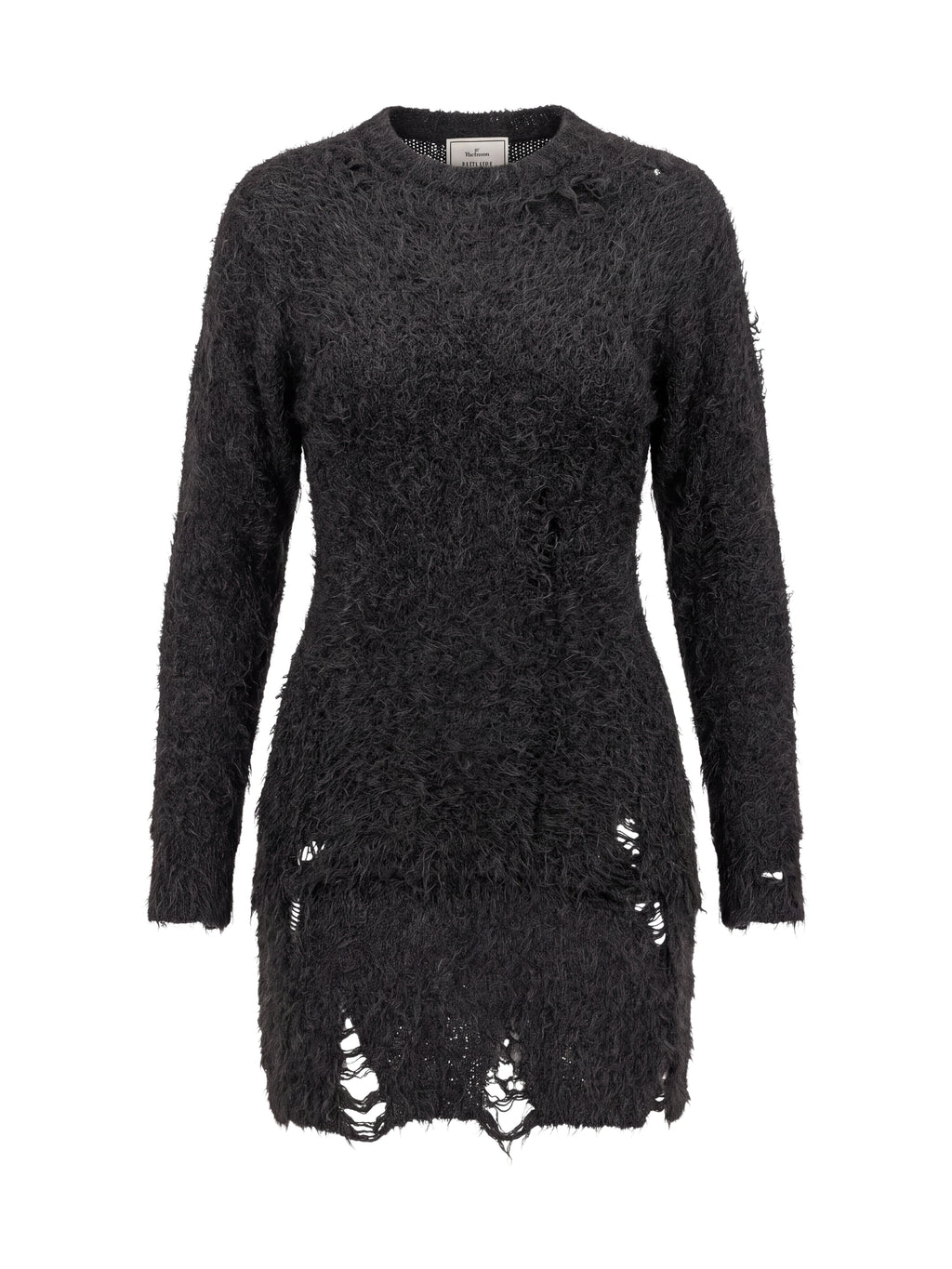 Maison Mihara Yasuhiro Grey Distressed Jumper