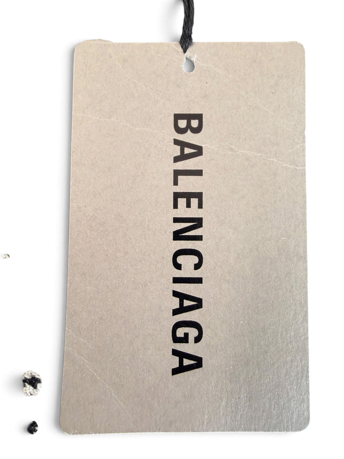 Balenciaga Black & White Logo Cropped Jumper Size M