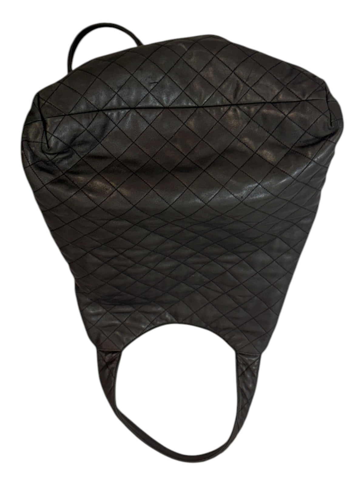 Saint Laurent Black Icare Quilted Tote Bag Medium
