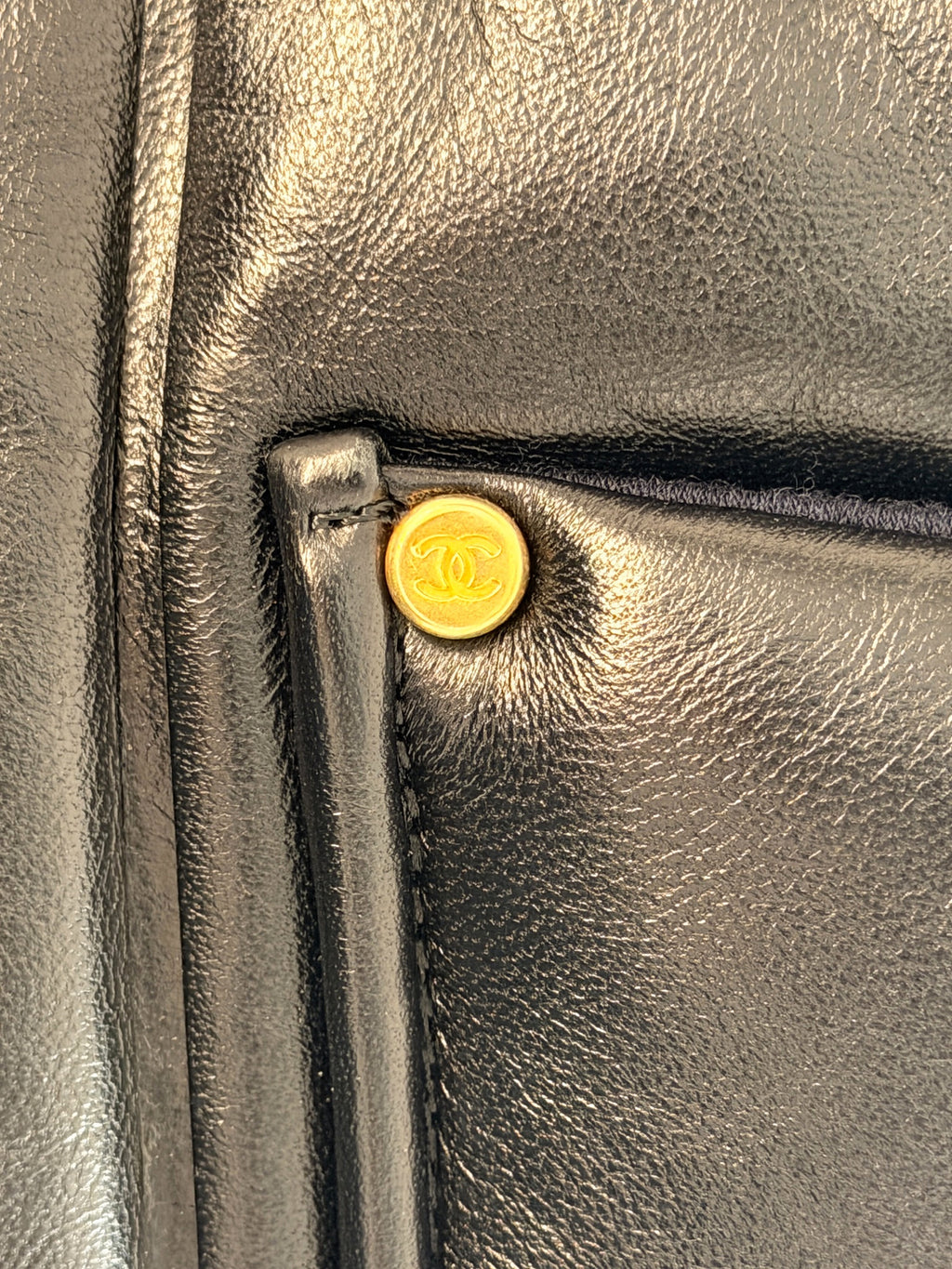 Chanel Black Lambskin Medium Simply Flap Bag