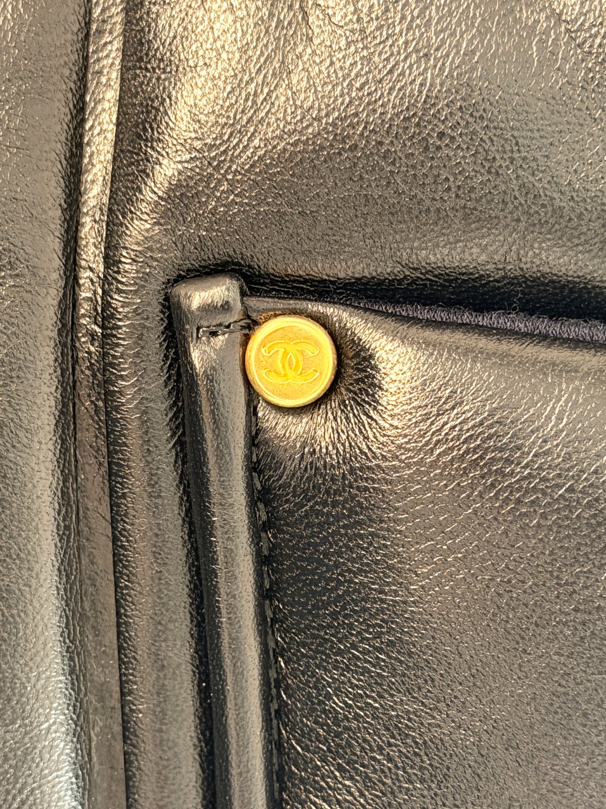 Chanel Black Lambskin Medium Simply Flap Bag