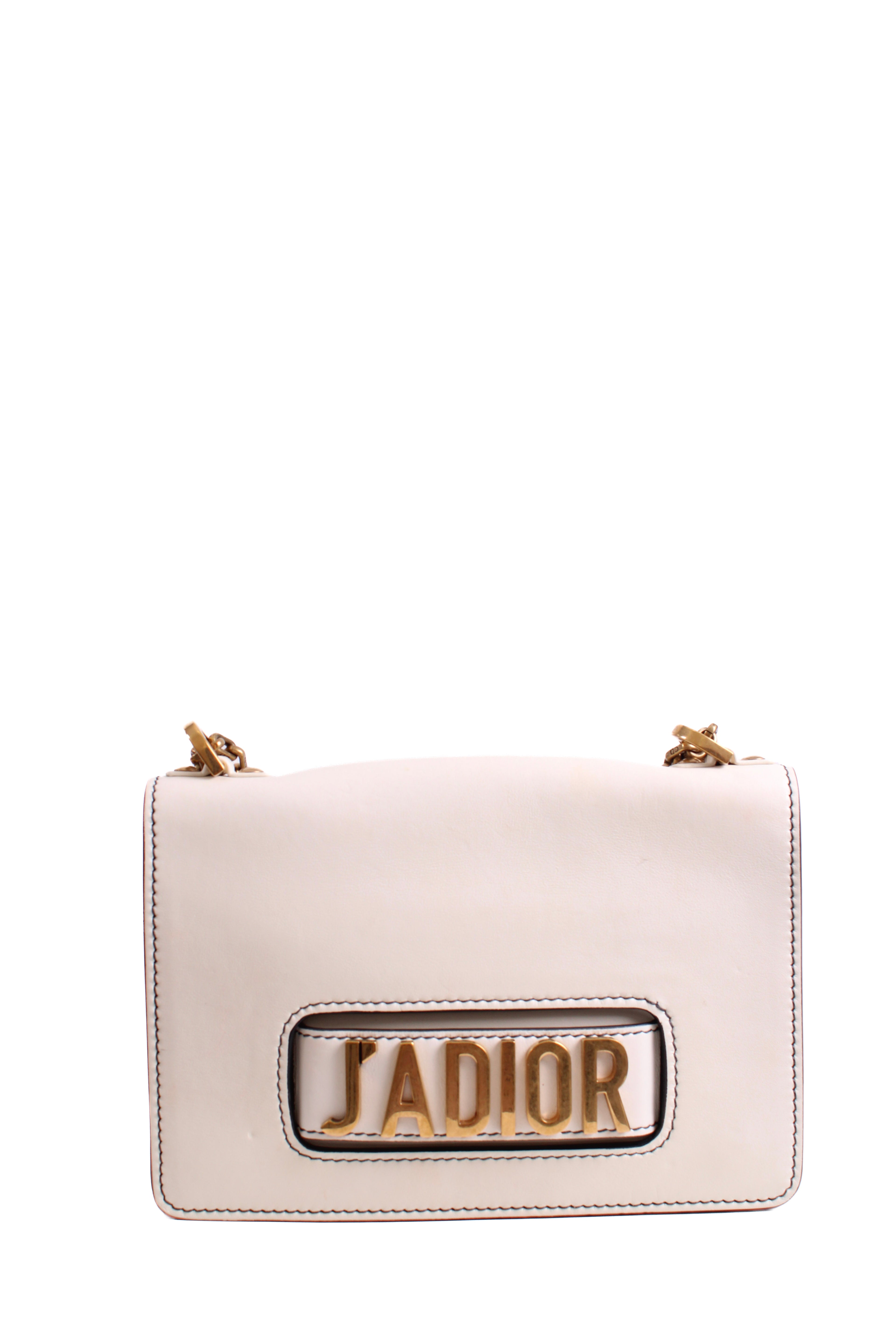 Christian Dior J'Adior Chain Flap Handbag Cream