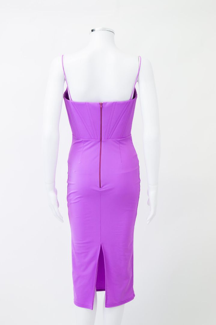 Alex Perry S/S Corset MidiDress Lilac 10