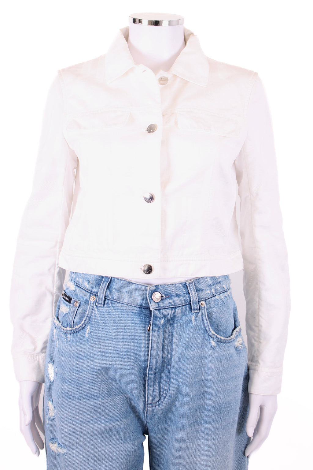 Hermes Denim Jacket White 10