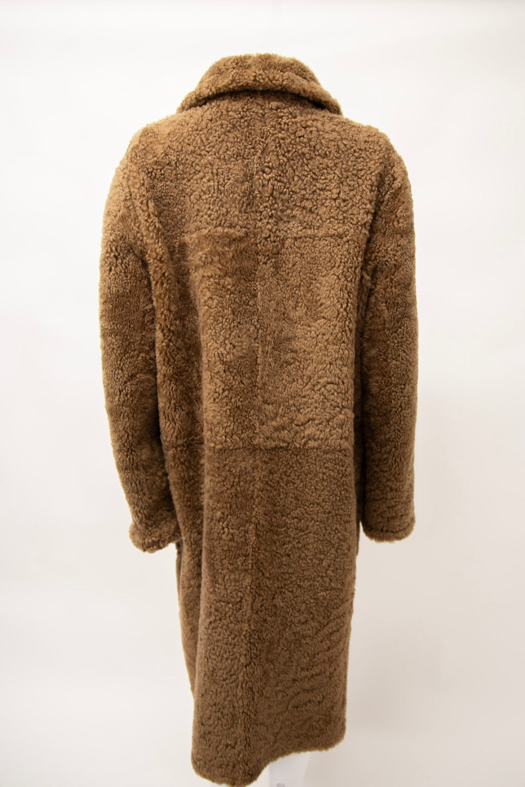 Yves Salomon Shearling Coat Camel UK14/ IT42
