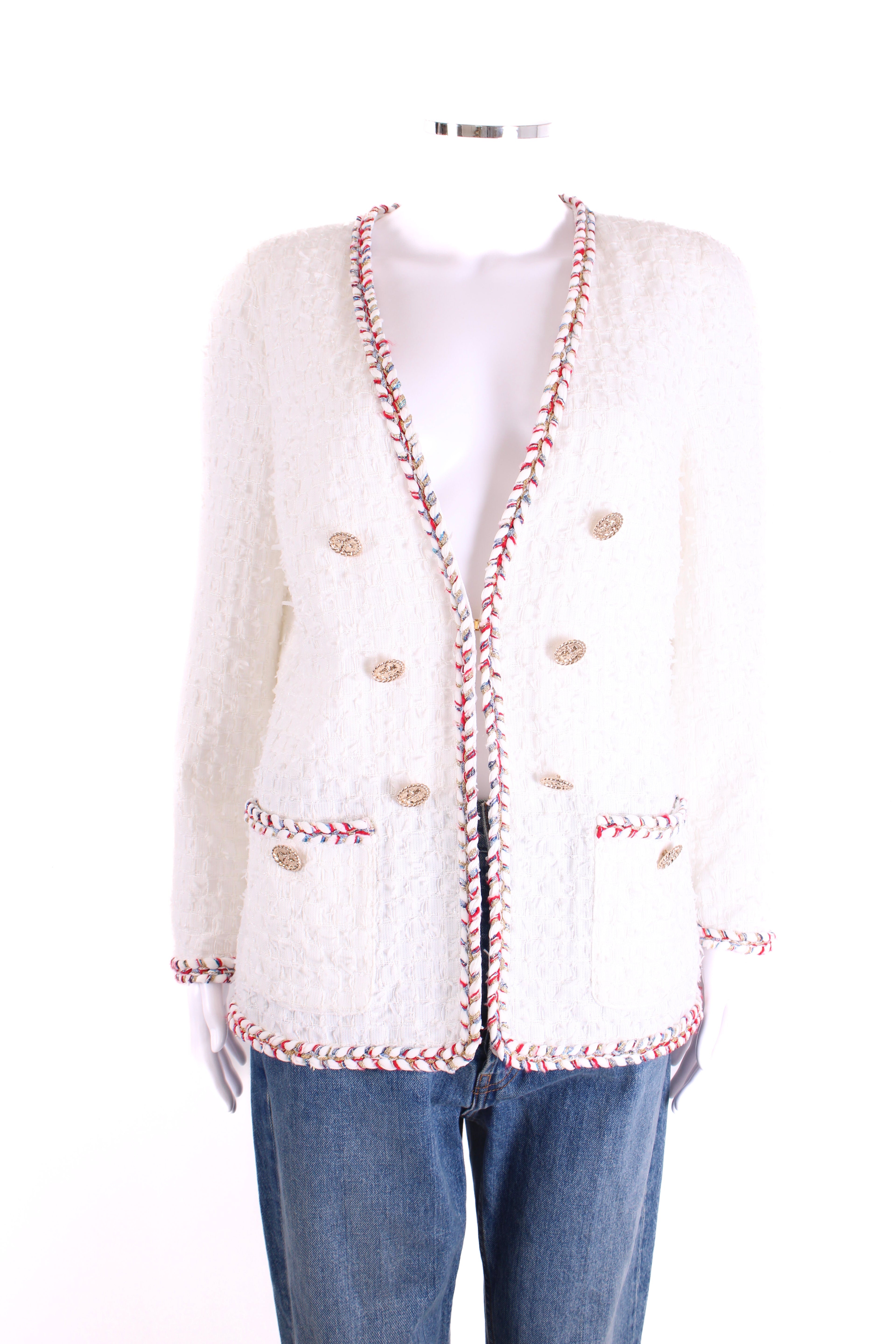 Edward Achour Paris Jacket White 42