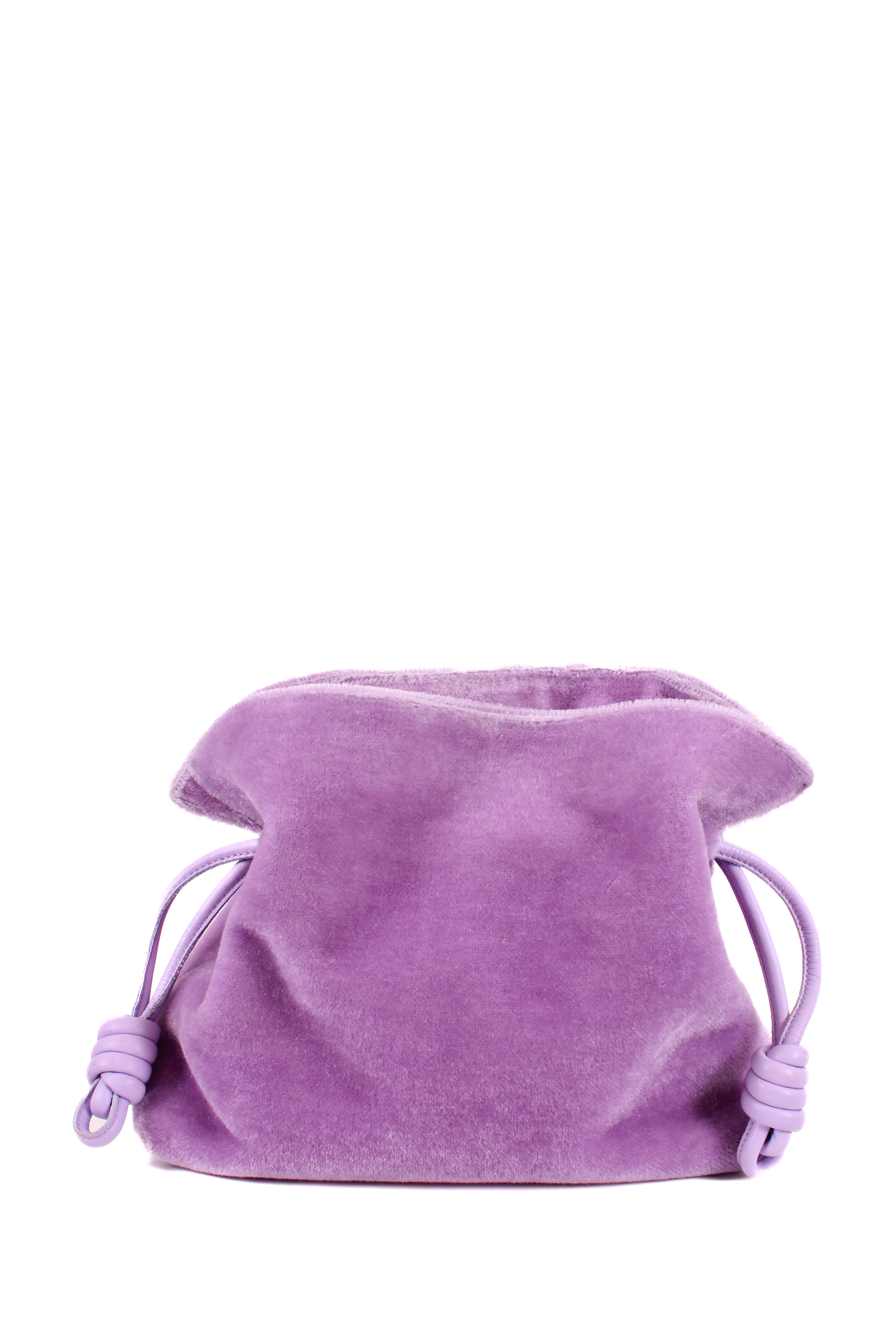 Loewe Mohair Flamenco Bag Purple OS