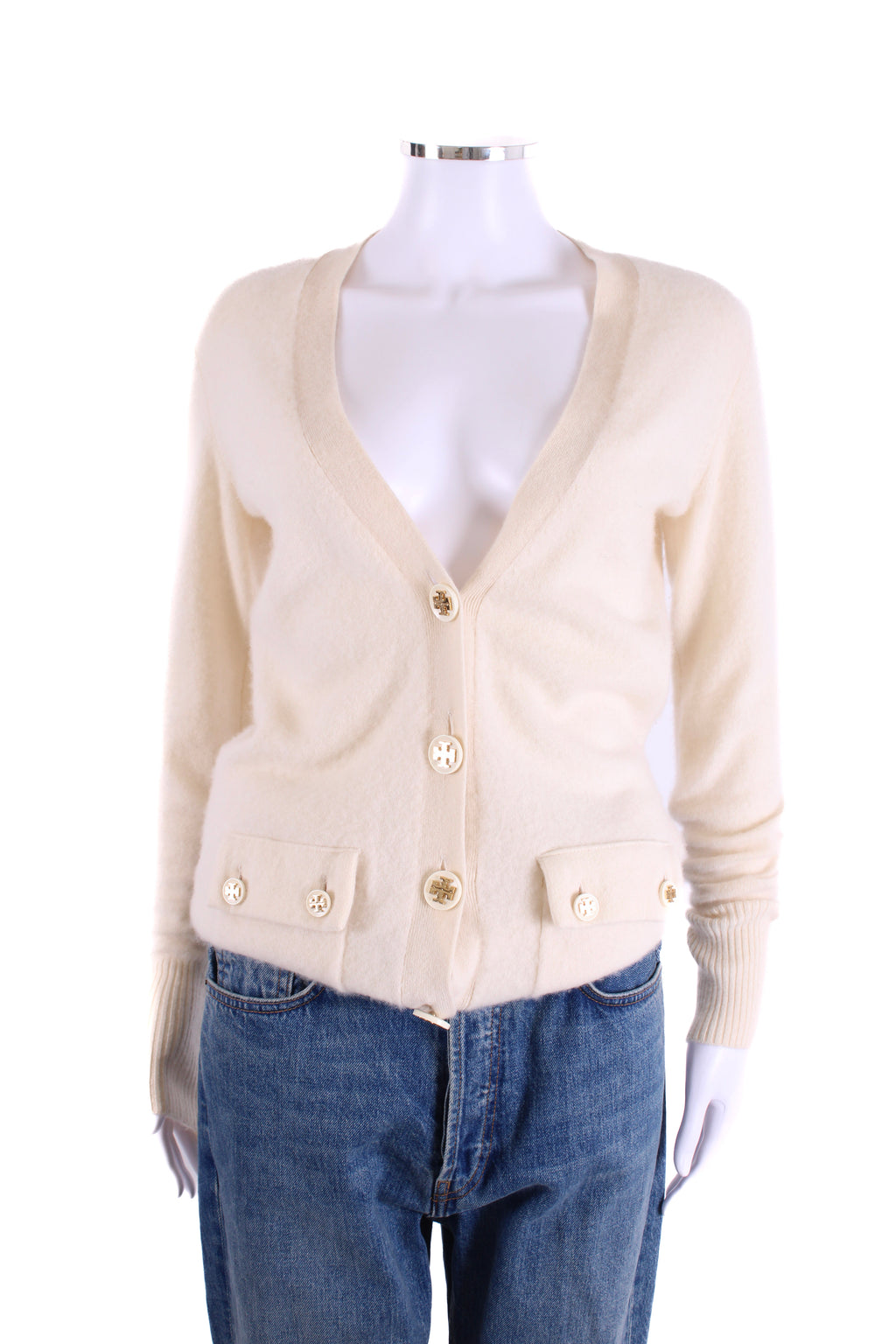 Tory Burch Cardigan Cream M