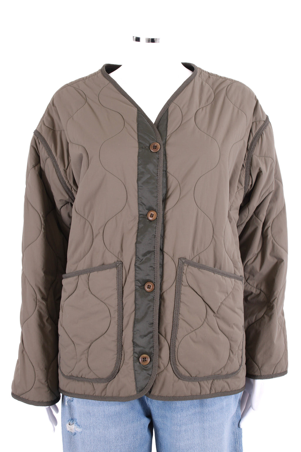 Nudie Jeans Jacket Khaki S