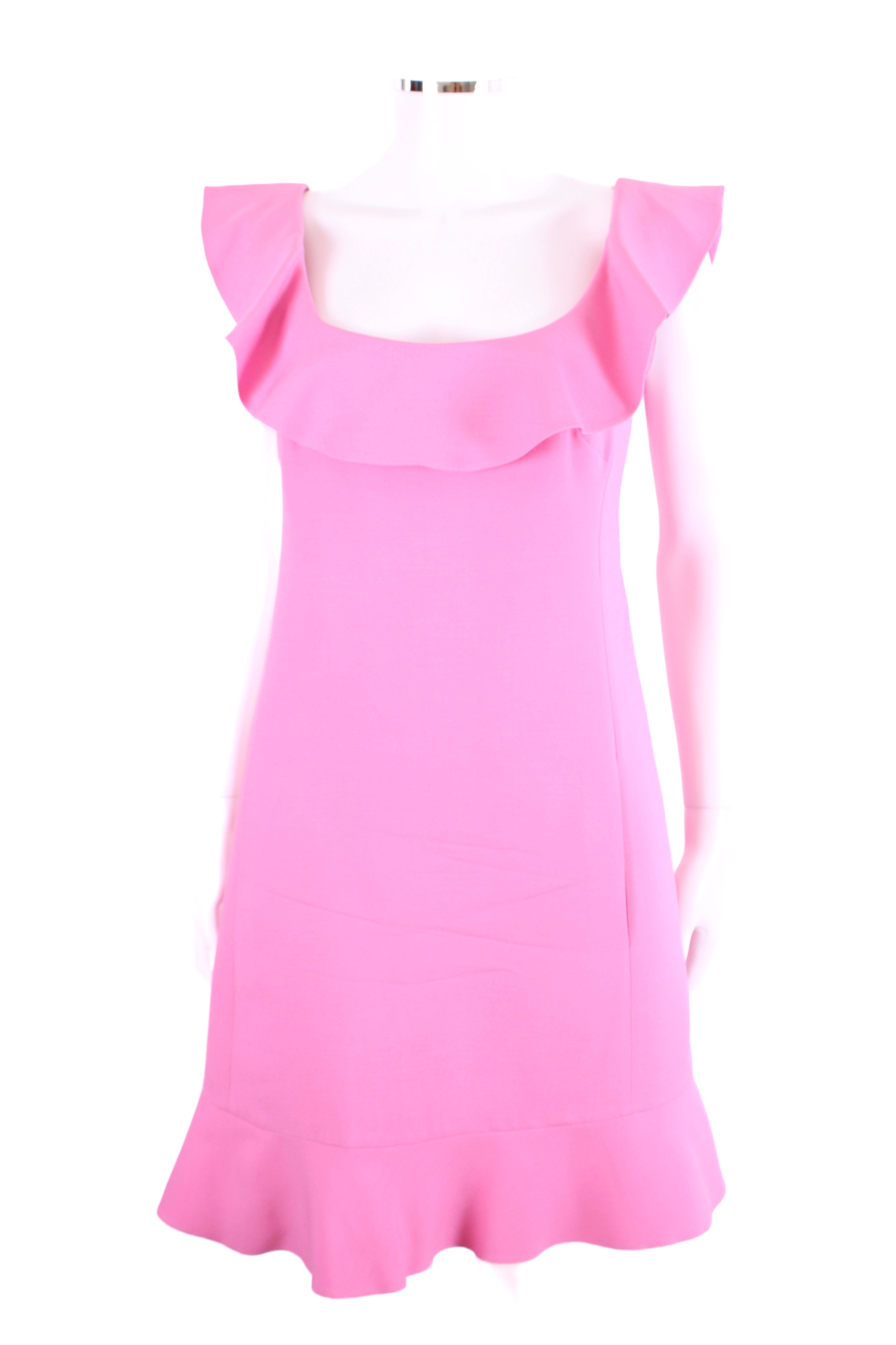Valentino S/S Ruffle Top Dress Pink 10