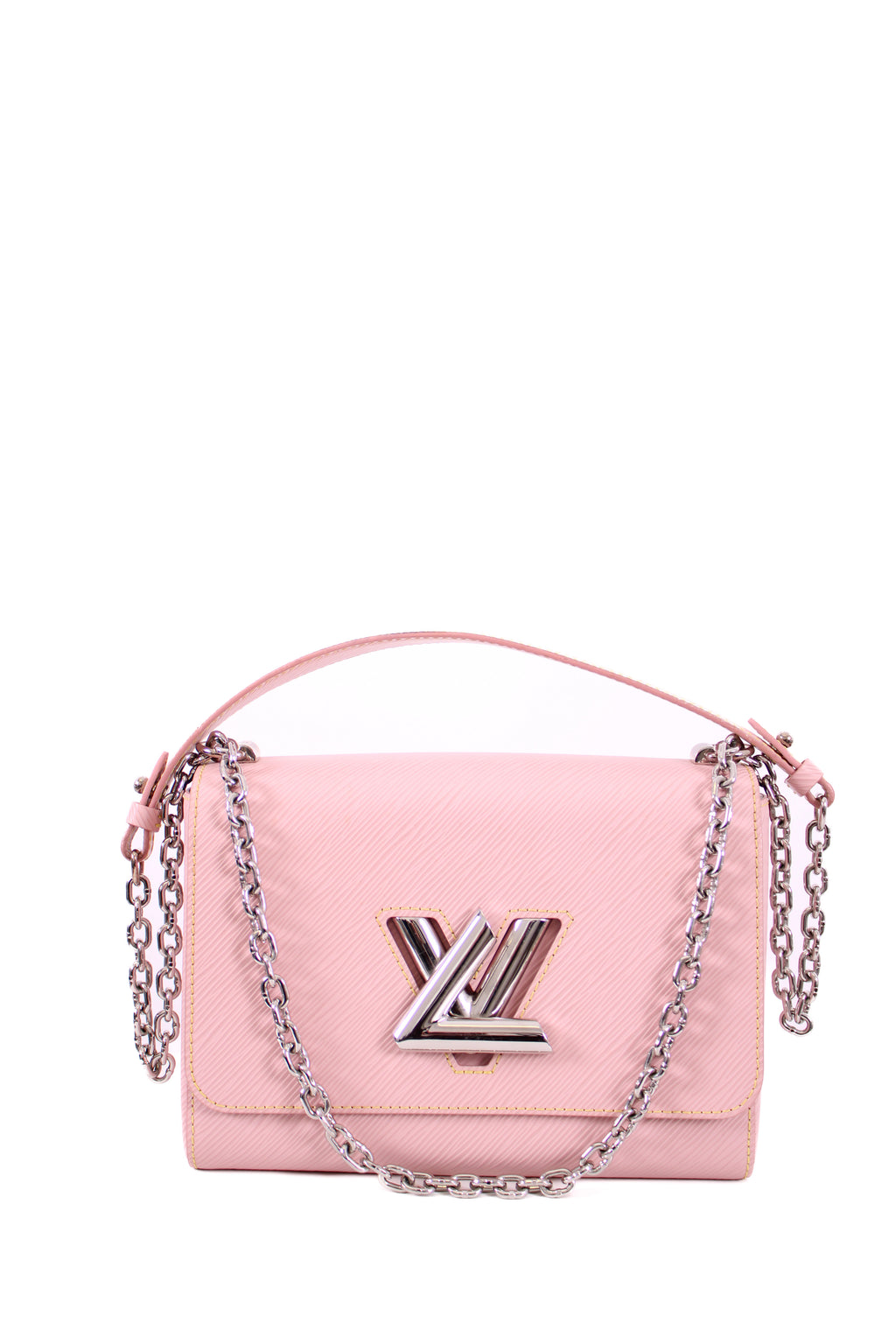 Louis Vuitton Epi Twist MM Shoulder Bag Pink
