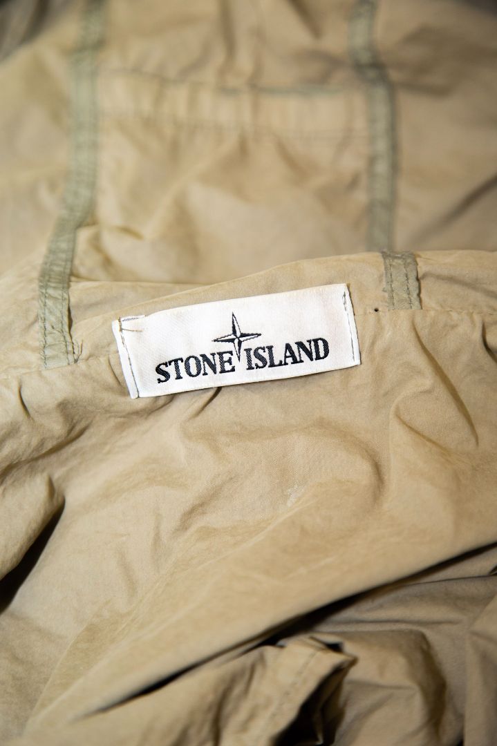 Stone Island Hooded Parka Coat Khaki L