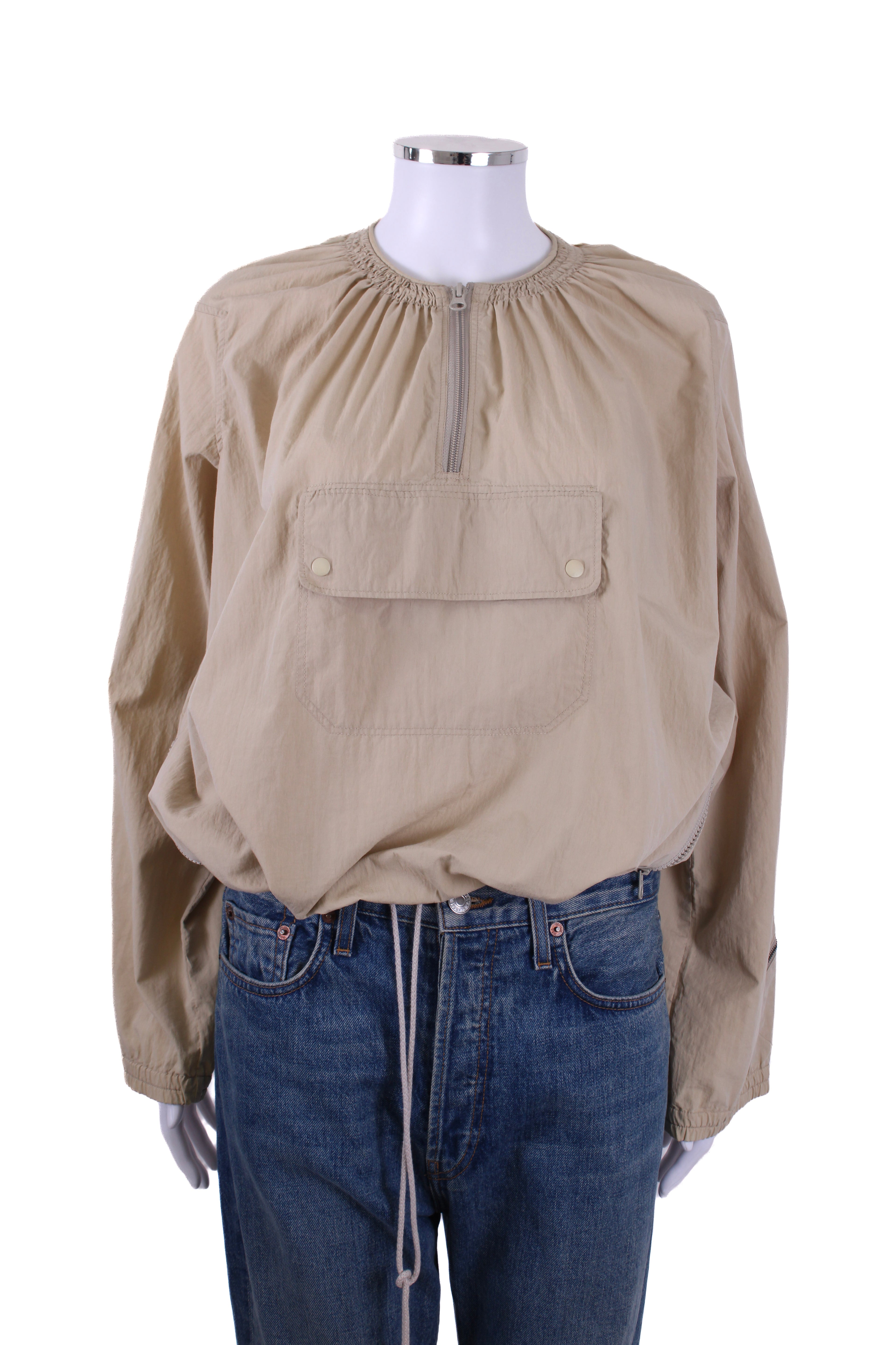 See By Chloe Lightweight Bomber Jacket Beige 10