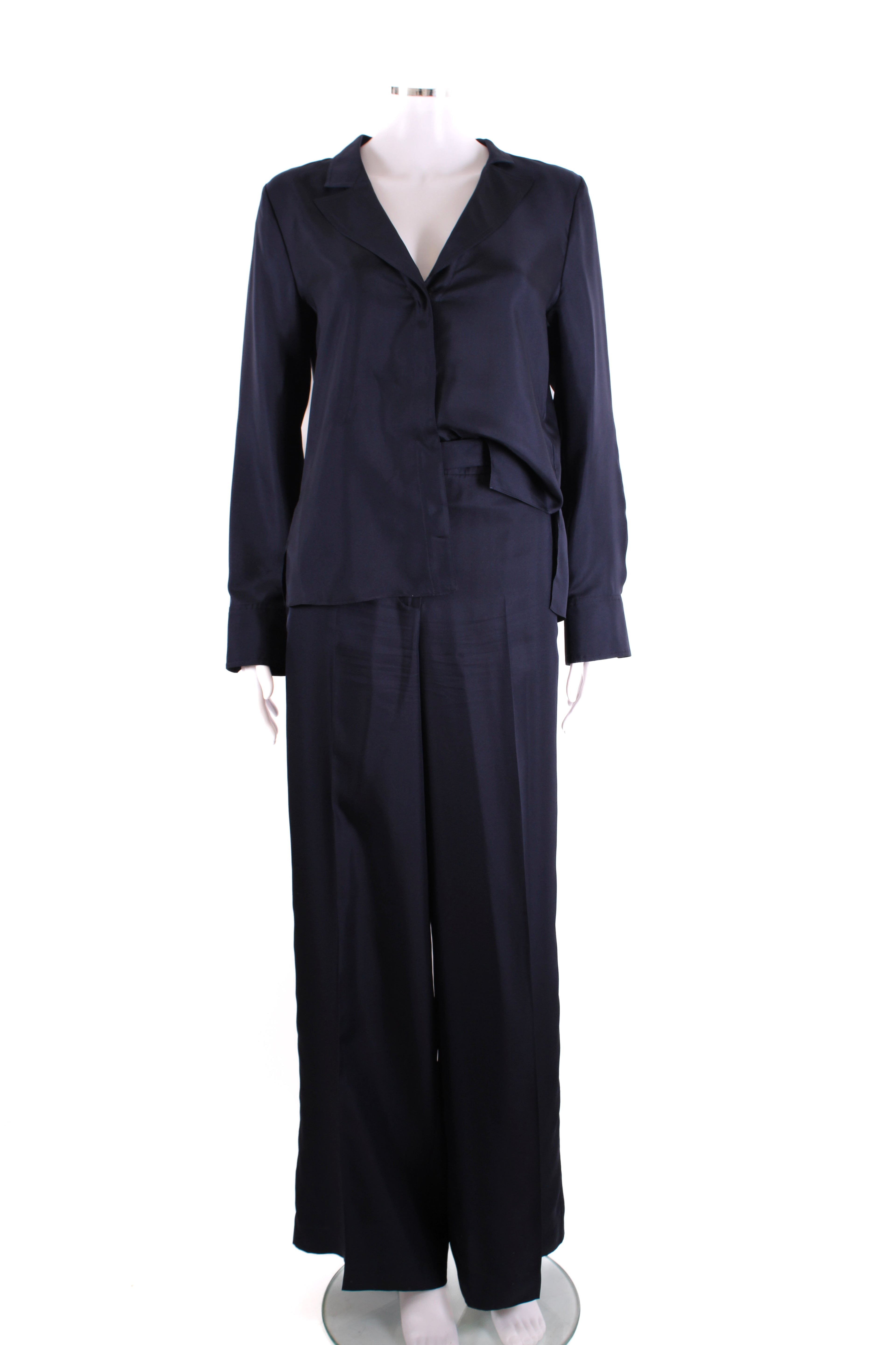 Dorothee Schumacher Shirt/ Trouser Co-ord Navy S
