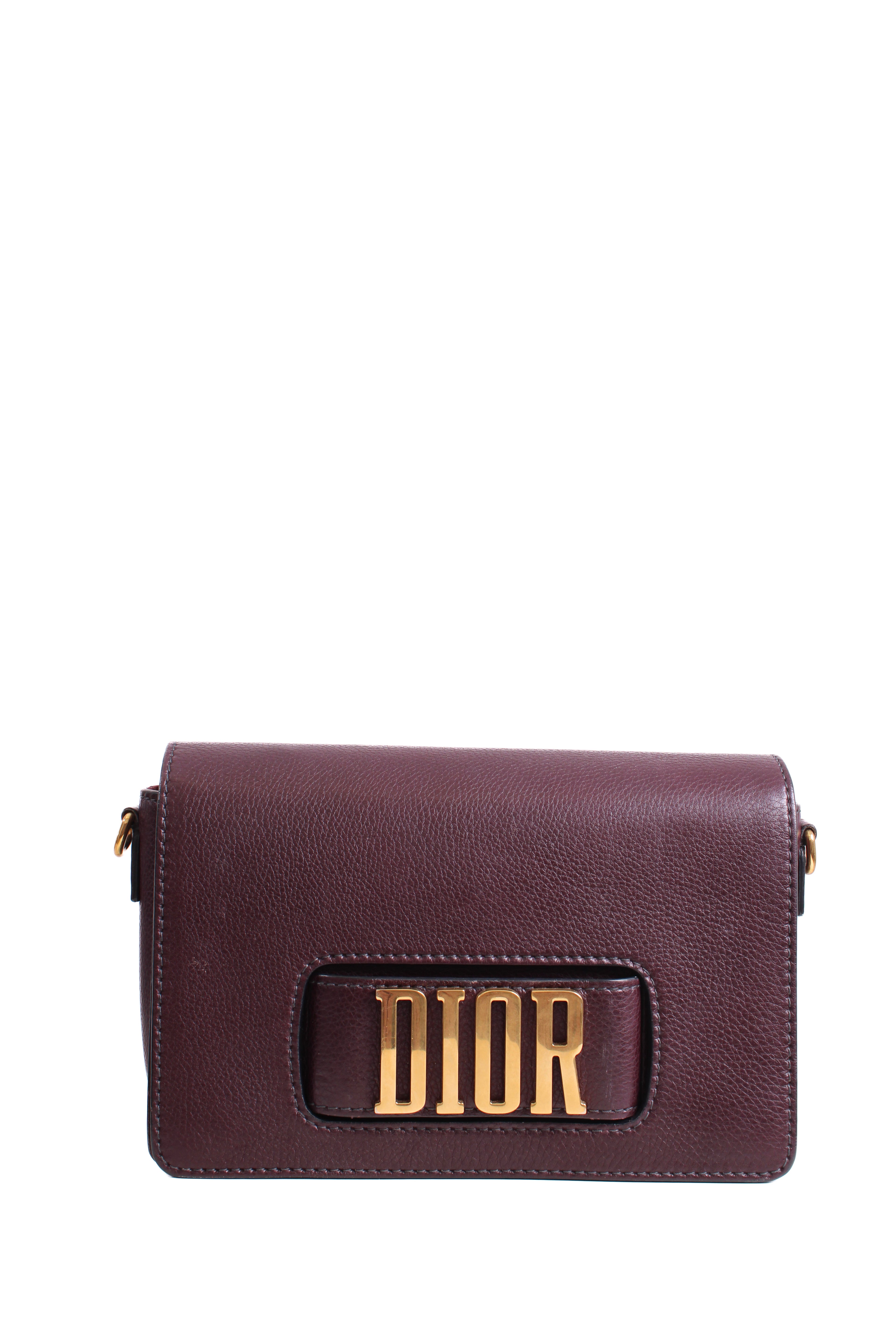 Christian Dior Dio(r)evolution Flap Bag Burgundy