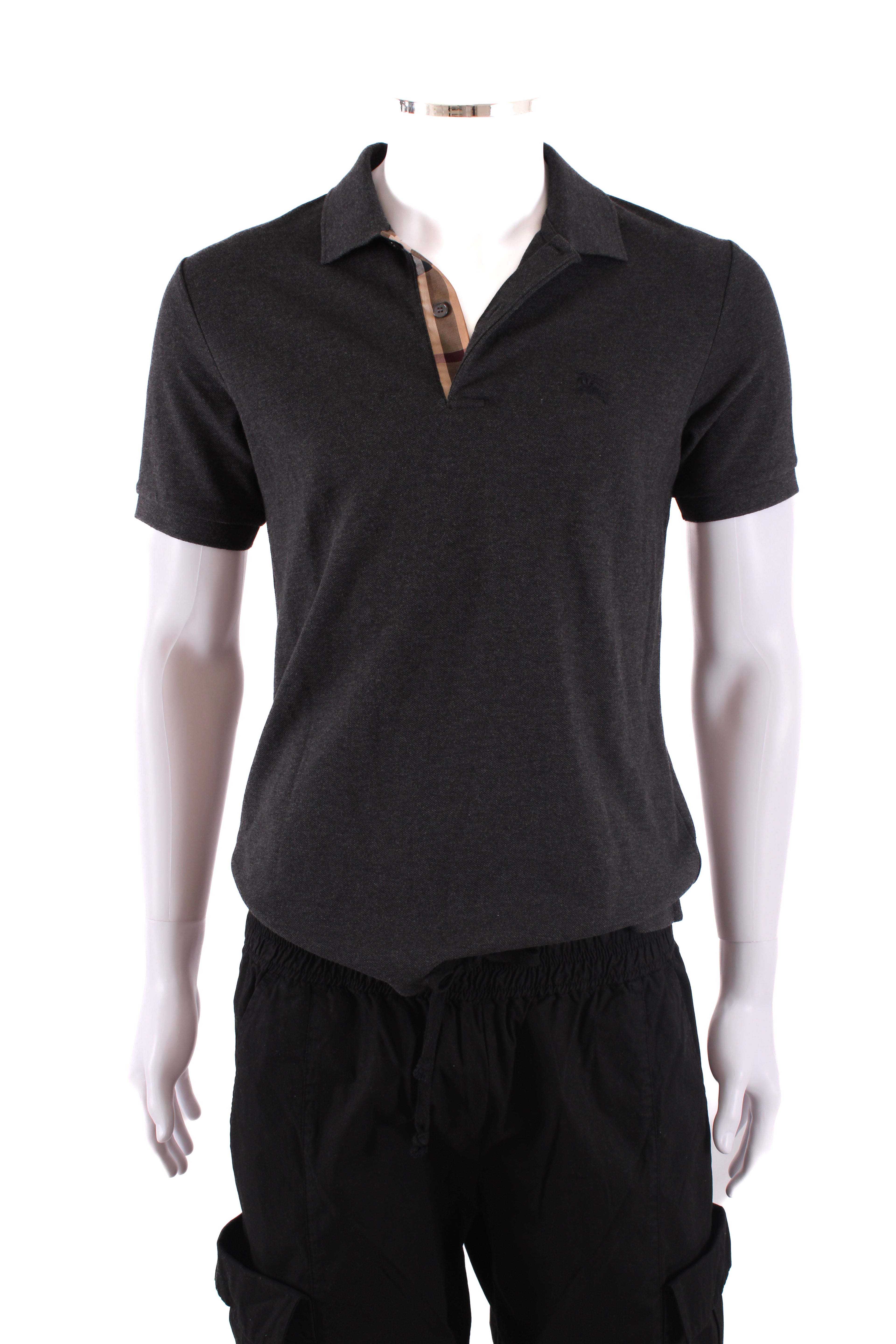 Burberry S/S Oxford Polo Grey S