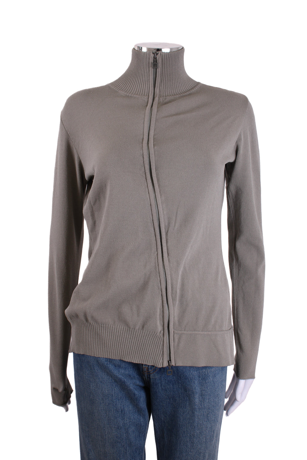 Sarah Pacini Zip Top Taupe One Size