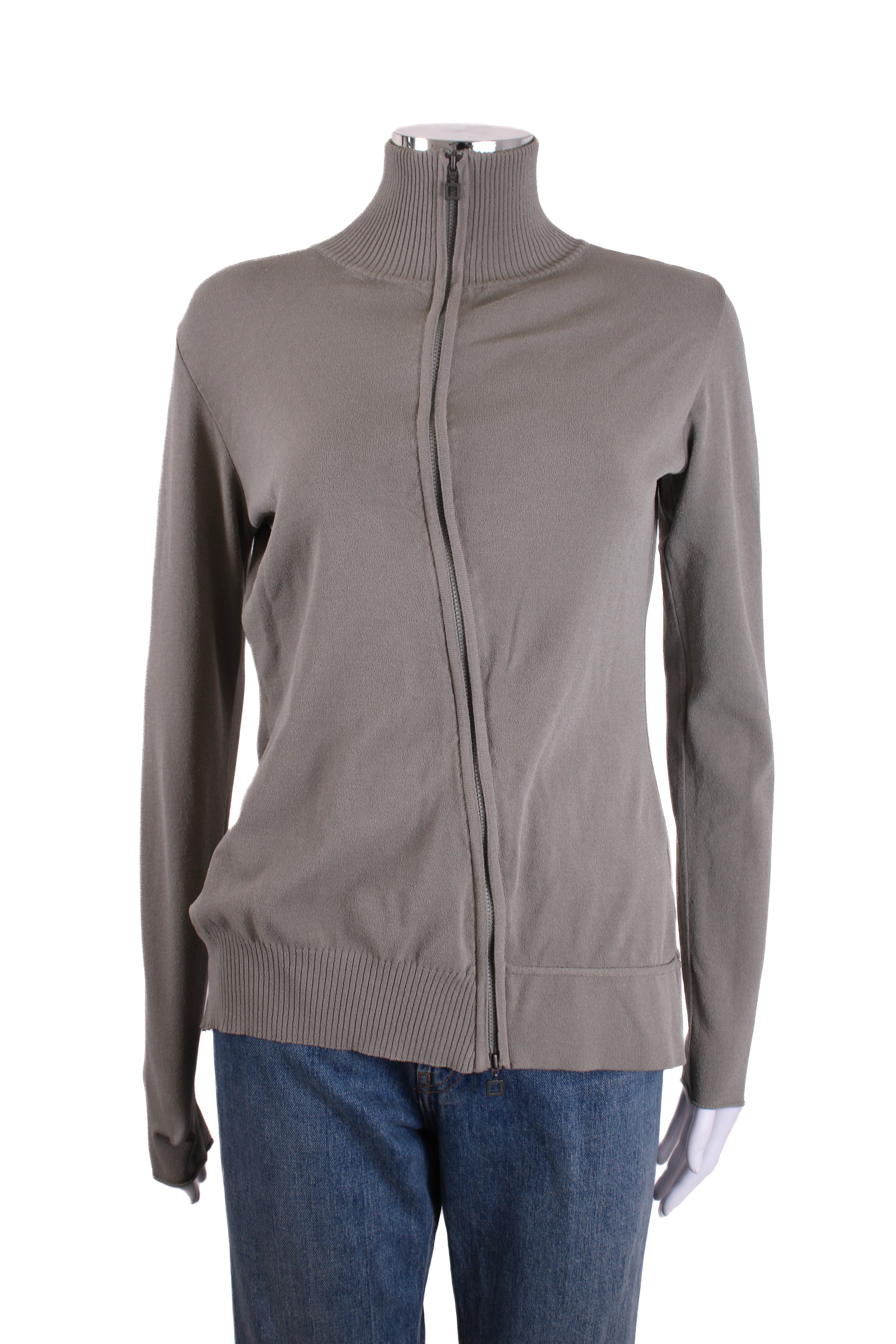 Sarah Pacini Zip Top Taupe One Size
