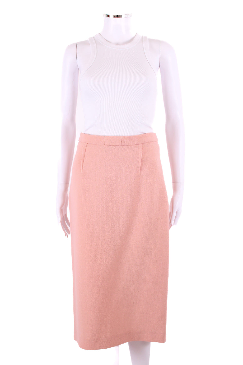Roland Mouret Pencil Skirt Peach 12