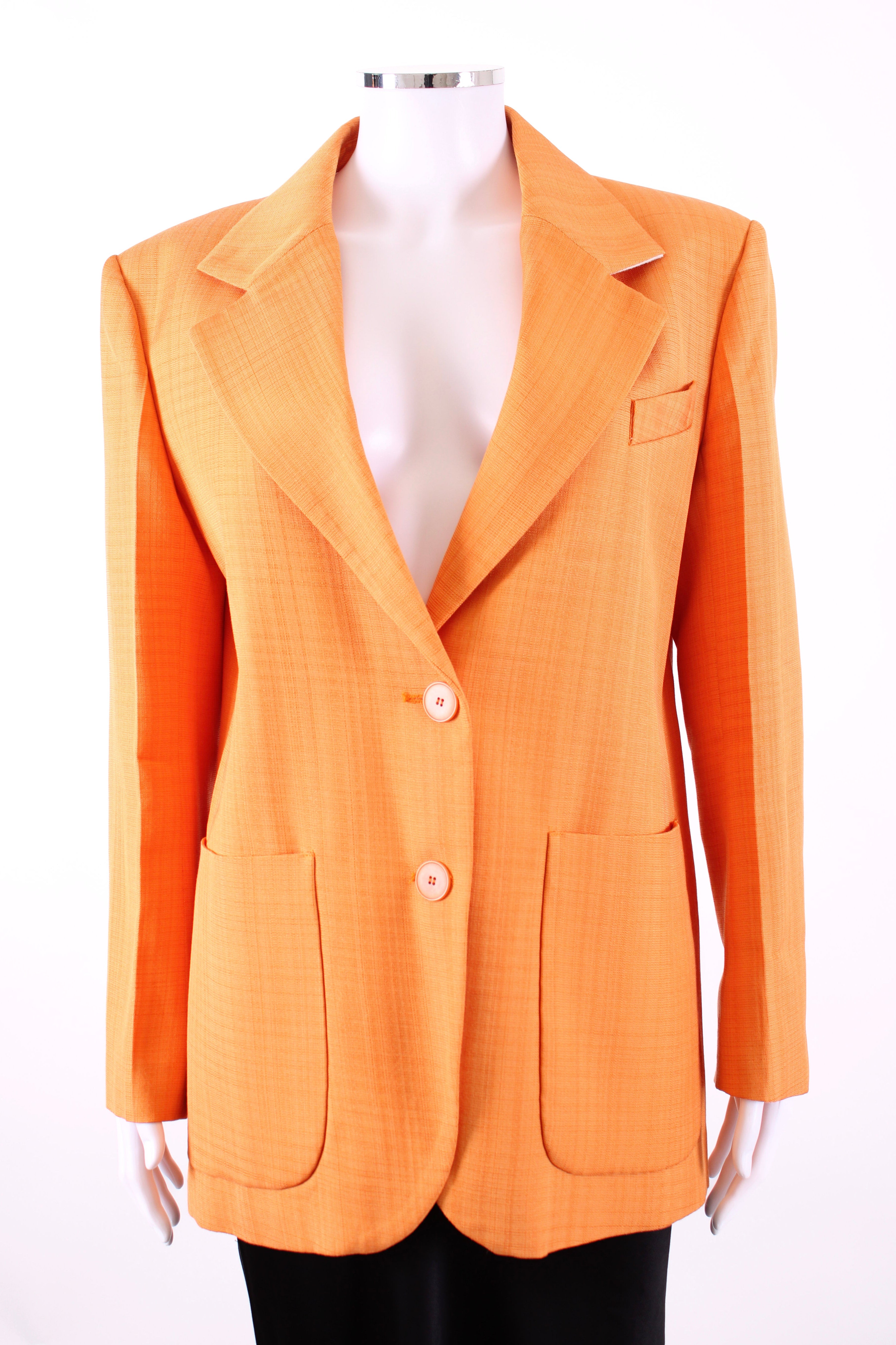 Sandro Blazer Orange 10