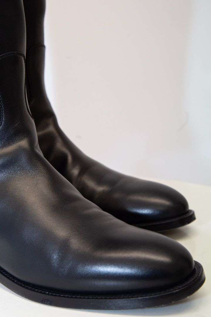 Hermes Jumping Boot Black 37.5