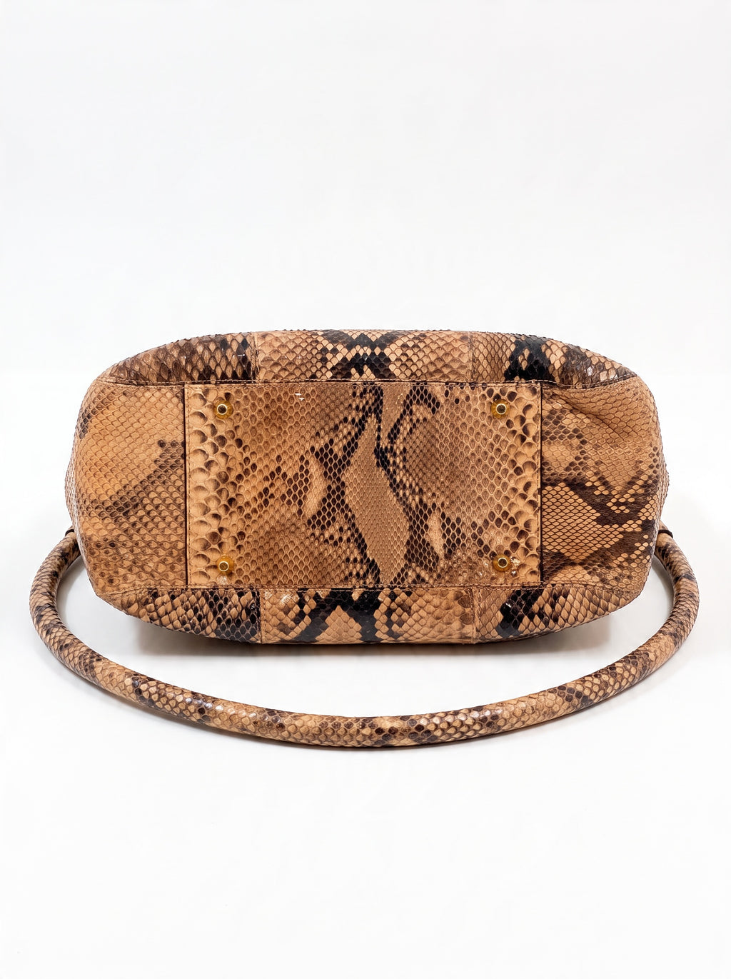 Anya Hindmarch Python Tote Bag Beige