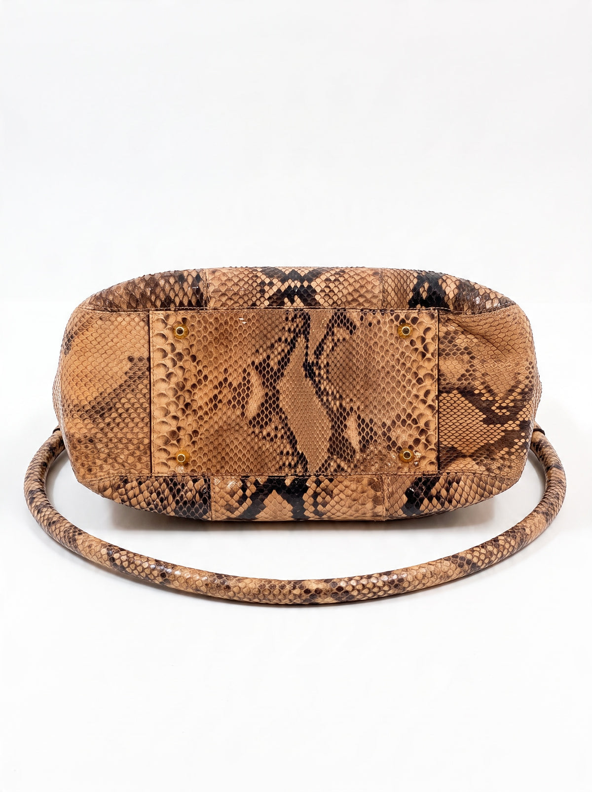 Anya Hindmarch Python Tote Bag Beige
