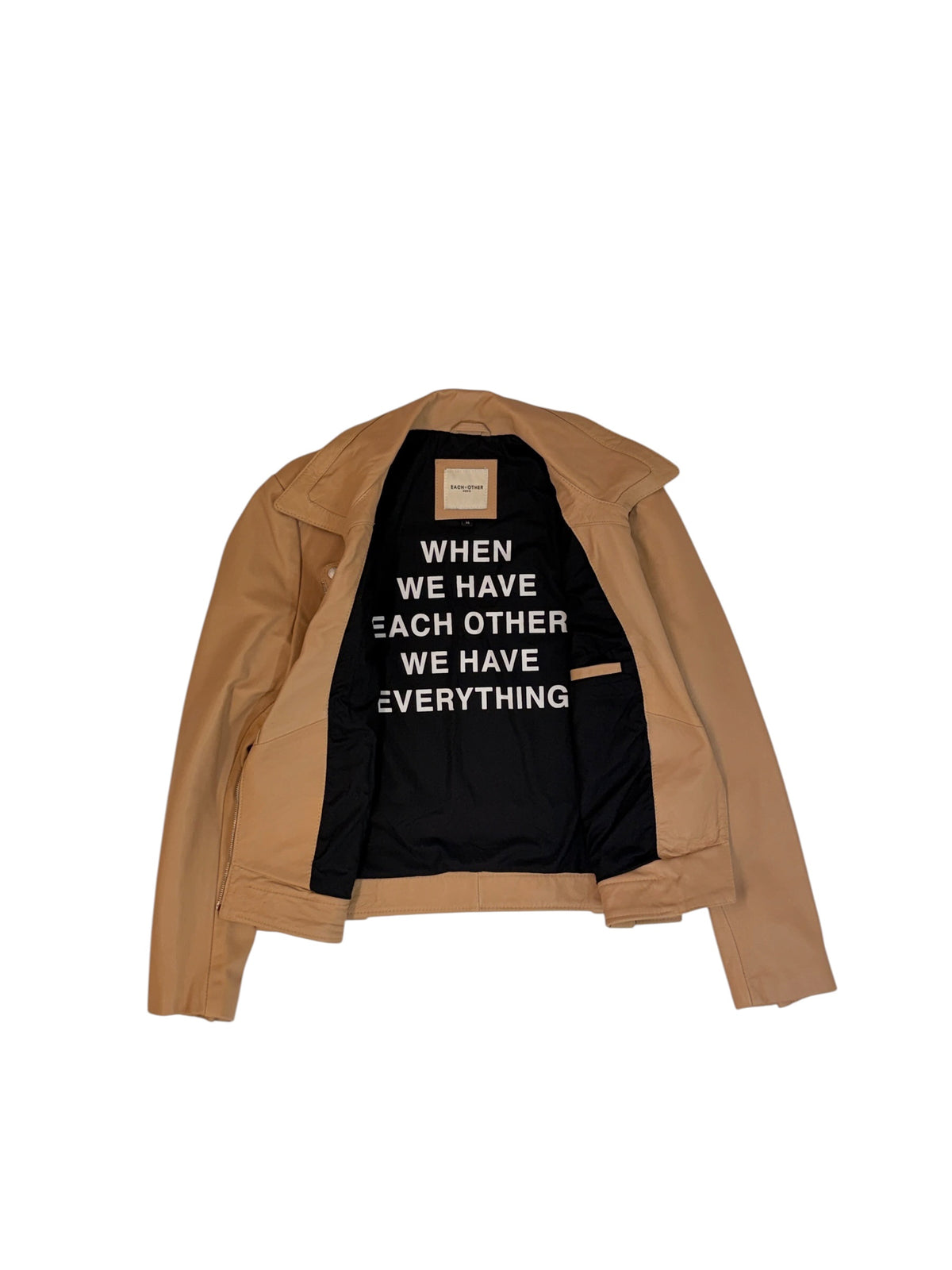 Each x Other Leather Jacket Nude M