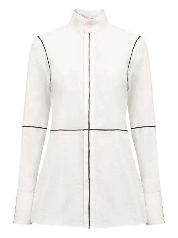 Maison Margiela Poplin Panelled Shirt White 46