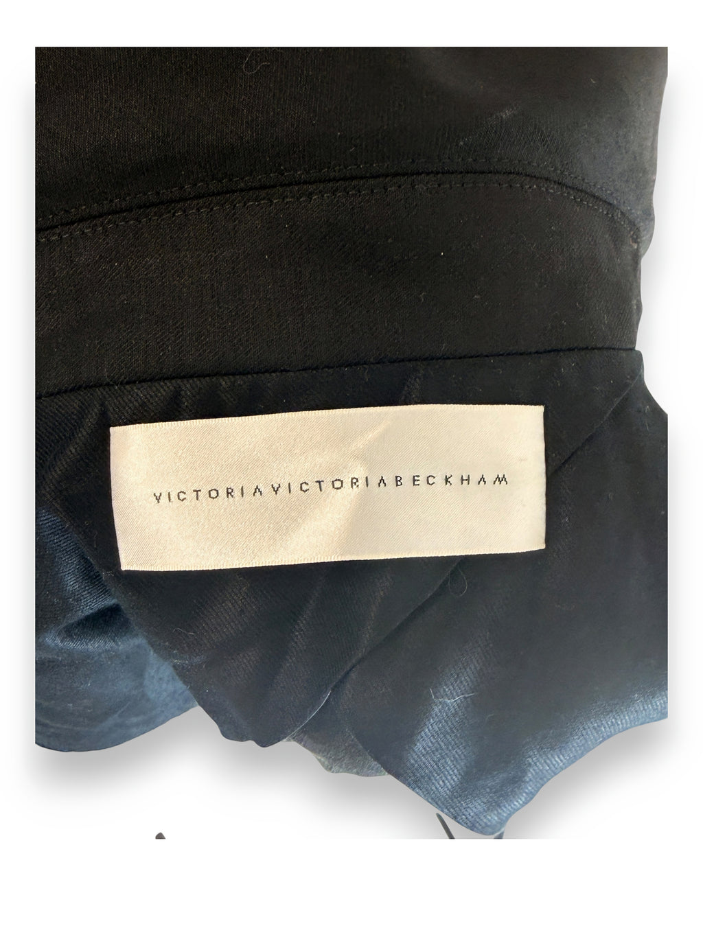Victoria Victoria Beckham black panelled waistcoat