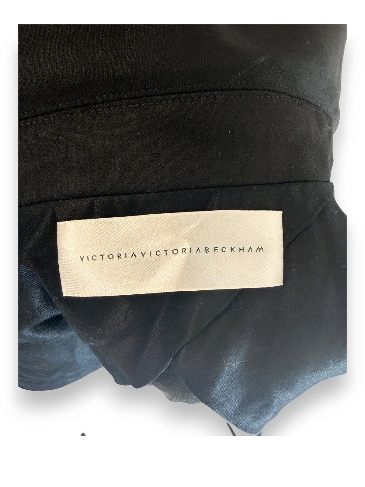 Victoria Victoria Beckham black panelled waistcoat