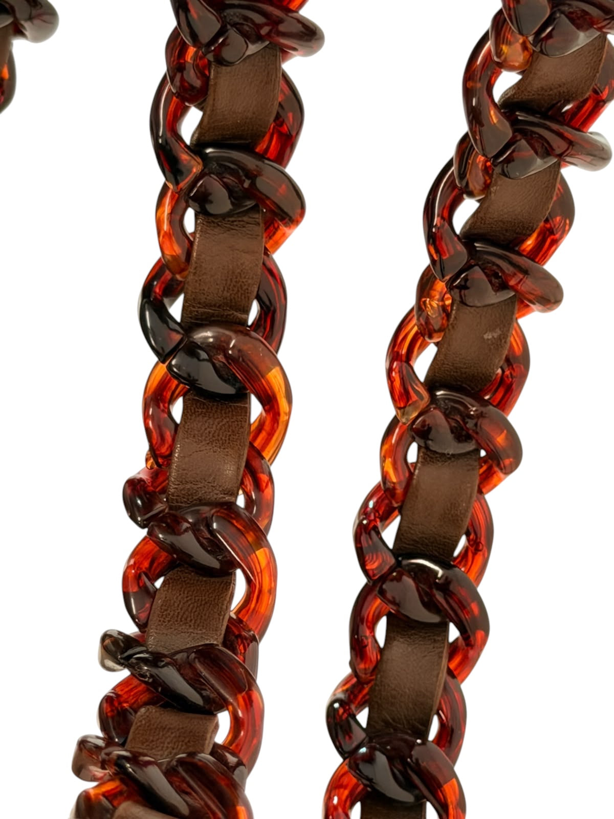 Prada Chain Strap Handbag Brown