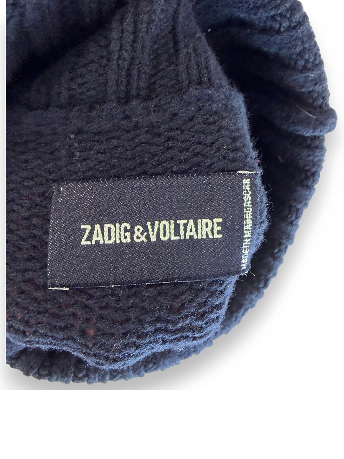 Zadig & Voltaire heart jumper navy