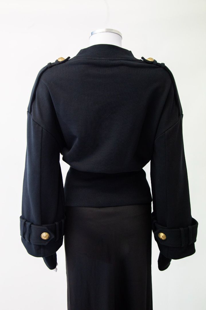 Balmain Military Sweatshirt Black S