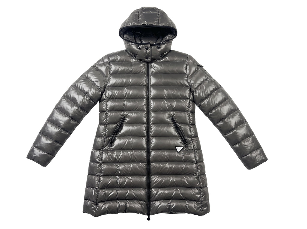 Moncler Hooded Padded Coat Grey 12