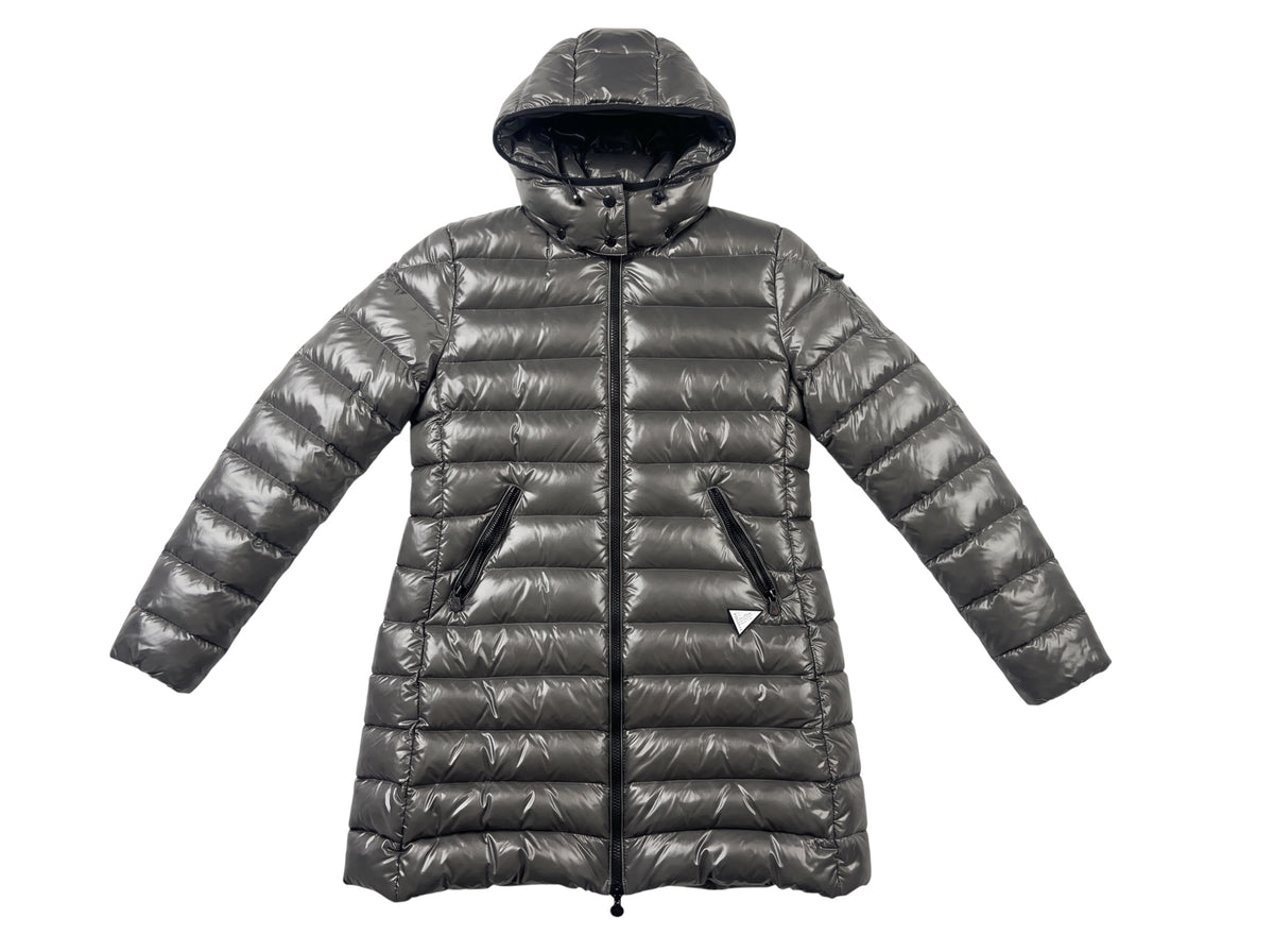 Moncler Hooded Padded Coat Grey 12
