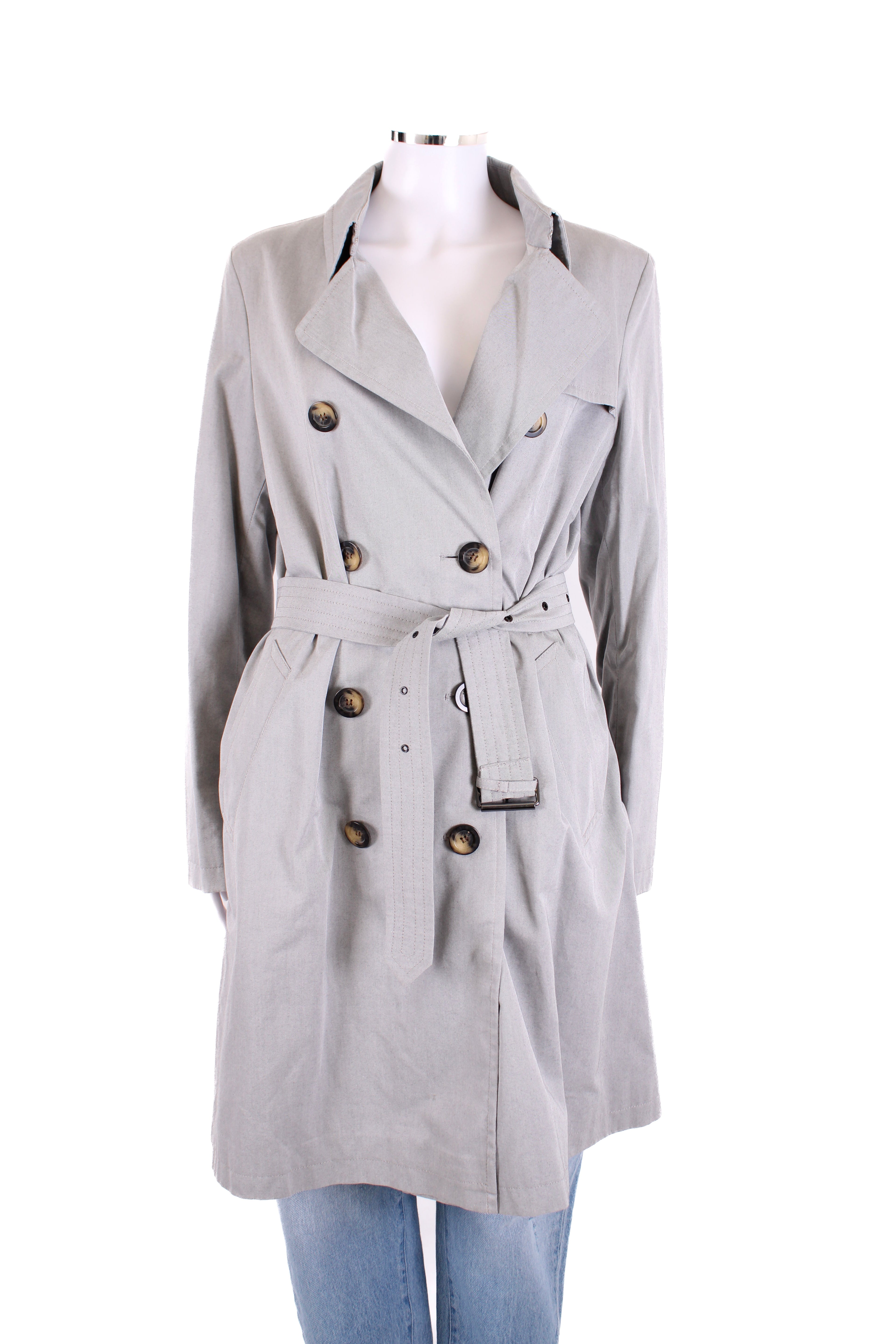 Burberry Mac Coat Grey 14