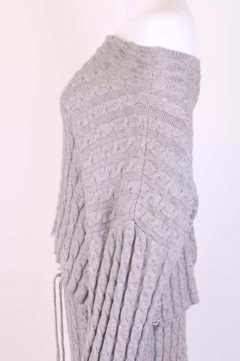 Pinko Knit Jumper/ Skirt Co-ord Grey S/M