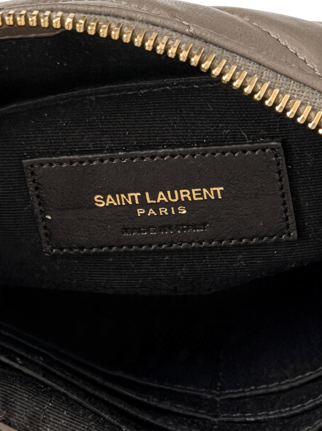 Saint Laurent Cassandre Pouch Grey