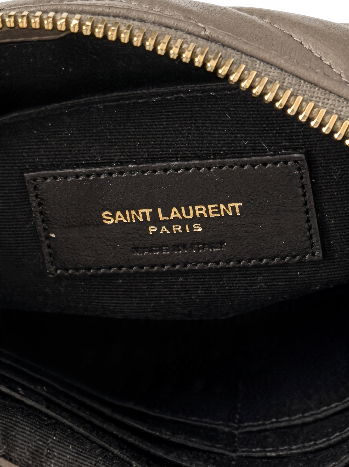 Saint Laurent Cassandre Pouch Grey