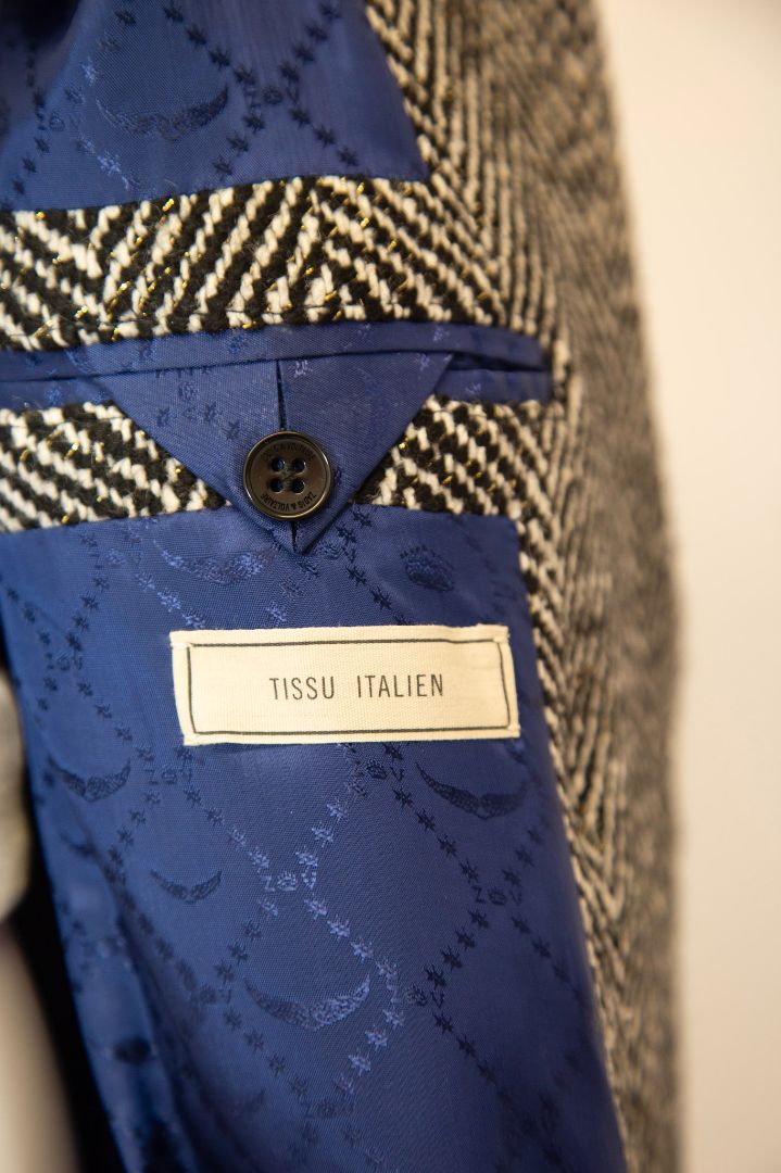 Zadig & Voltaire Coat Grey Herringbone 12