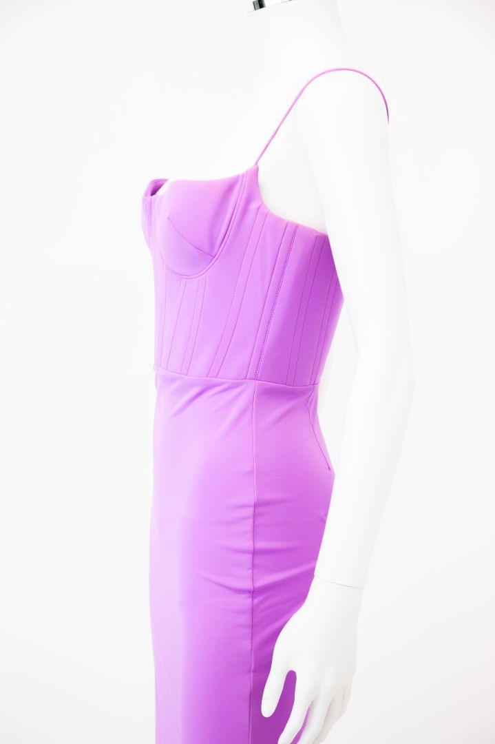 Alex Perry S/S Corset MidiDress Lilac 10