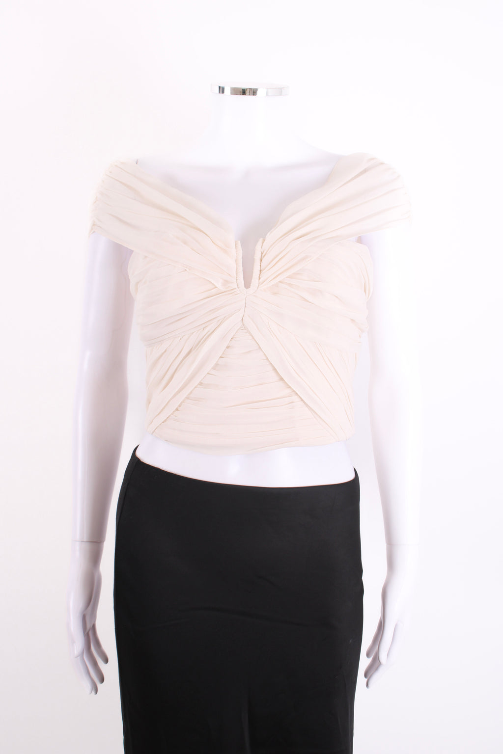 Self Portrait Bustier Cream 12
