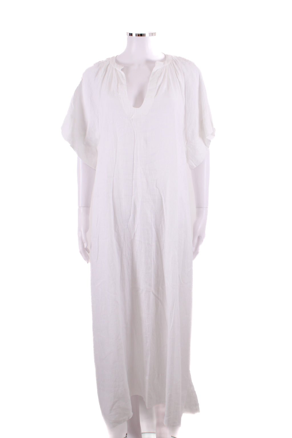 Wiggy Kit S/S Linen Dress White XS
