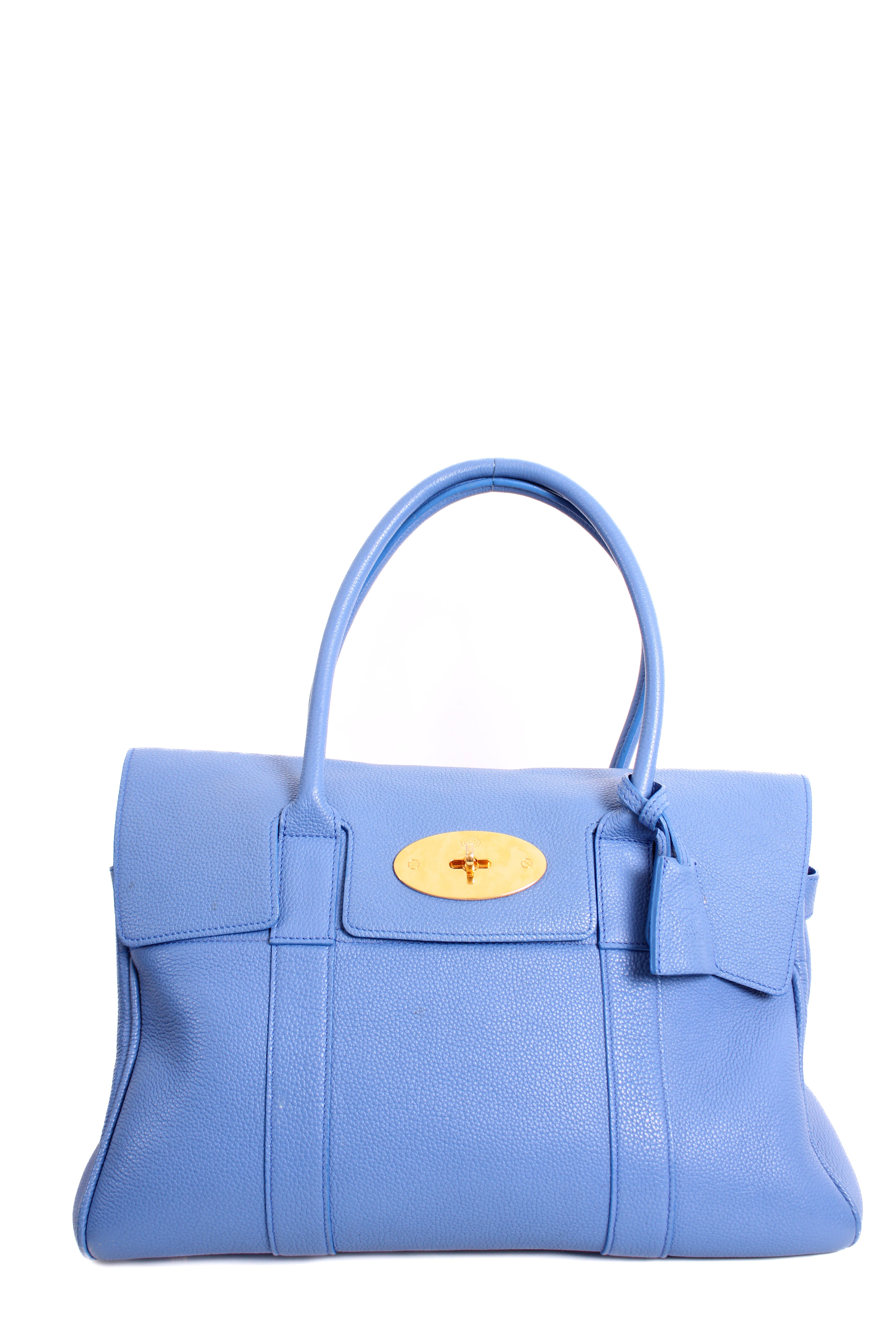 Mulberry Bayswater Handbag Cornflower Blue