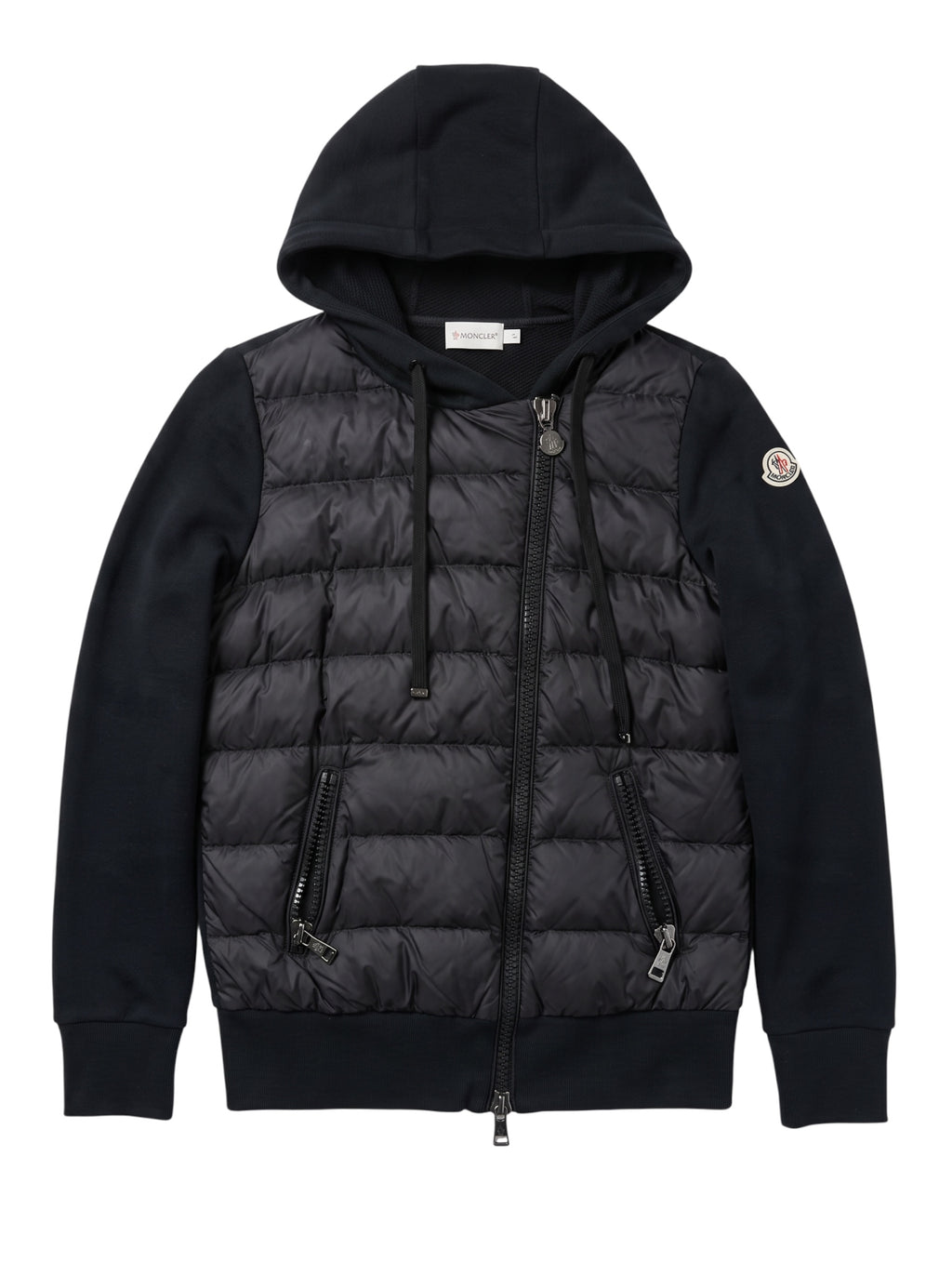 Moncler maglia padded cardigan Black S